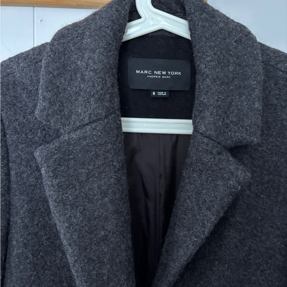 Gray Wool Coat - image 4